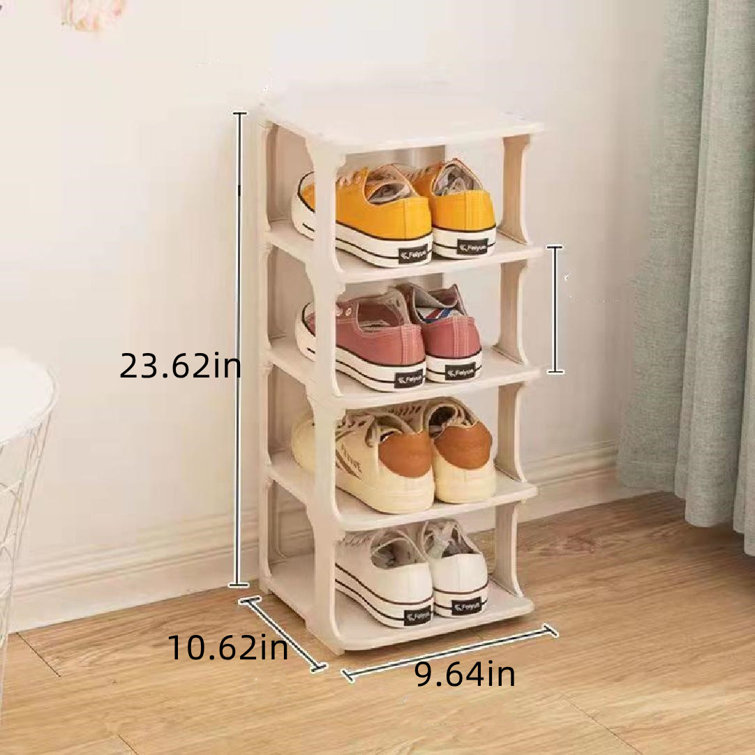 Plastic shoe rack online for door